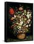 Vase of Flowers-Jan Brueghel the Elder-Framed Stretched Canvas