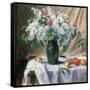 Vase of Flowers-Henri Lerolle-Framed Stretched Canvas