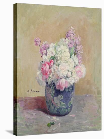 Vase of Flowers-Henri Lebasque-Stretched Canvas