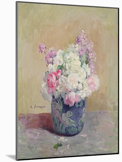 Vase of Flowers-Henri Lebasque-Mounted Giclee Print