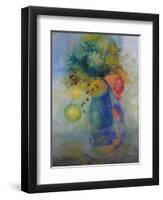 Vase of Flowers-Odilon Redon-Framed Premium Giclee Print
