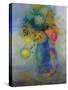 Vase of Flowers-Odilon Redon-Stretched Canvas