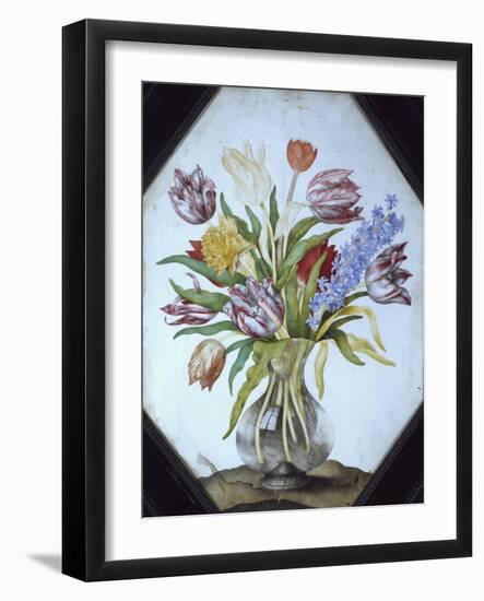 Vase of Flowers-Giovanna Garzoni-Framed Giclee Print