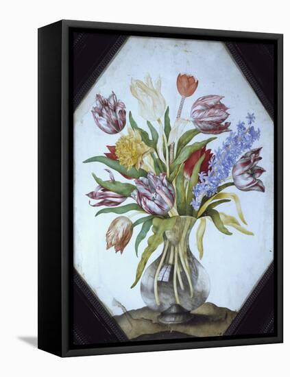 Vase of Flowers-Giovanna Garzoni-Framed Stretched Canvas