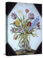 Vase of Flowers-Giovanna Garzoni-Stretched Canvas