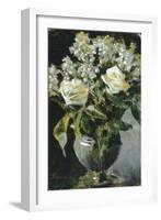 Vase of Flowers-Telemaco Signorini-Framed Giclee Print