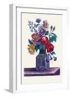 Vase of Flowers-null-Framed Art Print