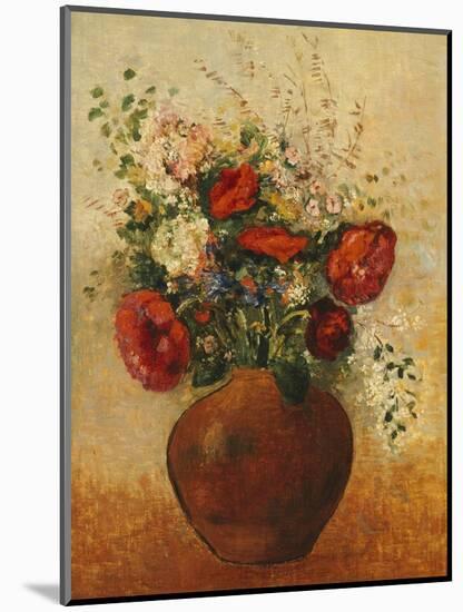 Vase of Flowers-Odilon Redon-Mounted Giclee Print