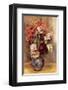 Vase of Gladiolas and Roses-Pierre-Auguste Renoir-Framed Premium Giclee Print