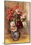 Vase of Gladiolas and Roses-Pierre-Auguste Renoir-Mounted Premium Giclee Print