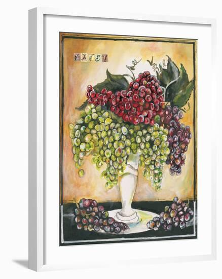 Vase of Grapes-Jennifer Garant-Framed Giclee Print