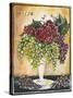 Vase of Grapes-Jennifer Garant-Stretched Canvas