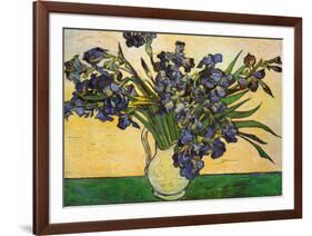 Vase of Irises, c.1890-Vincent van Gogh-Framed Art Print