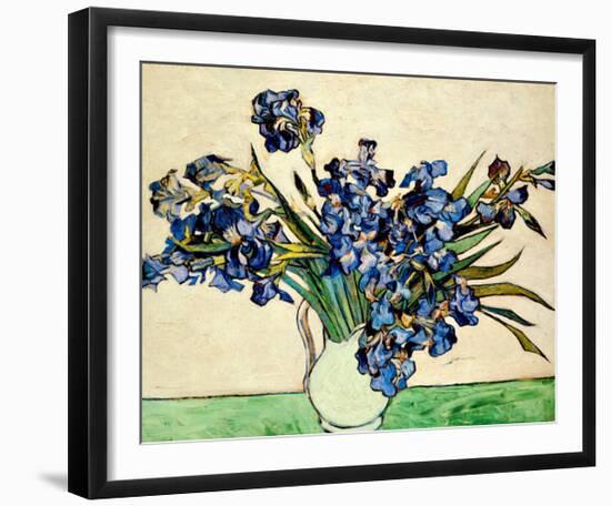 Vase of Irises, c.1890-Vincent van Gogh-Framed Giclee Print