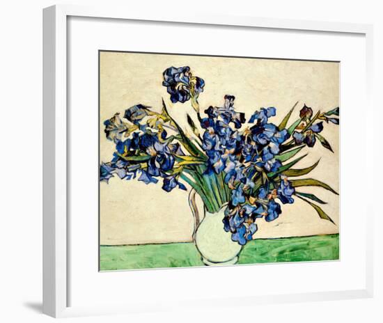 Vase of Irises, c.1890-Vincent van Gogh-Framed Giclee Print