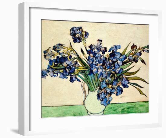 Vase of Irises, c.1890-Vincent van Gogh-Framed Giclee Print