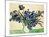 Vase of Irises, c.1890-Vincent van Gogh-Mounted Giclee Print