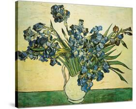 Vase of Irises, c.1890-Vincent van Gogh-Stretched Canvas