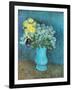 Vase of Lilacs, Daisies and Anemones, c.1887-Vincent van Gogh-Framed Art Print