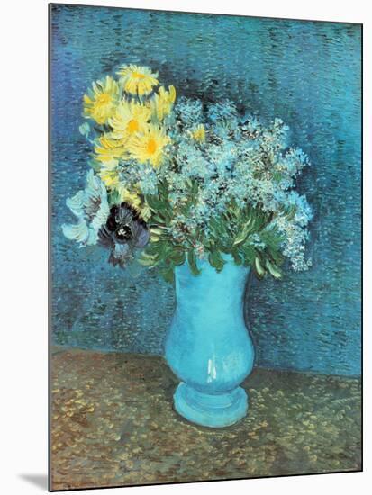 Vase of Lilacs, Daisies and Anemones, c.1887-Vincent van Gogh-Mounted Art Print