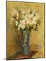 Vase of Lillies and Roses, C.1870-Pierre-Auguste Renoir-Mounted Giclee Print