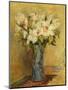 Vase of Lillies and Roses, C.1870-Pierre-Auguste Renoir-Mounted Giclee Print