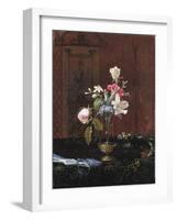 Vase of Mixed Flowers, Circa 1865-1875-David Gilmour Blythe-Framed Giclee Print