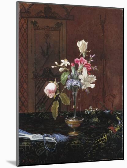 Vase of Mixed Flowers, Circa 1865-1875-David Gilmour Blythe-Mounted Giclee Print