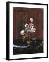 Vase of Mixed Flowers, Circa 1865-1875-David Gilmour Blythe-Framed Giclee Print