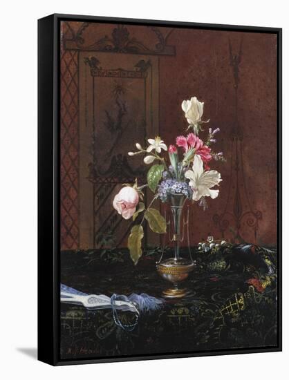 Vase of Mixed Flowers, Circa 1865-1875-David Gilmour Blythe-Framed Stretched Canvas