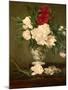 Vase of Peonies on a Small Pedestal, 1864-Edouard Manet-Mounted Premium Giclee Print