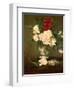 Vase of Peonies on a Small Pedestal, 1864-Edouard Manet-Framed Giclee Print