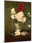 Vase of Peonies on a Small Pedestal, 1864-Edouard Manet-Mounted Giclee Print