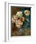 Vase of peonies-Pierre-Auguste Renoir-Framed Giclee Print