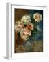 Vase of peonies-Pierre-Auguste Renoir-Framed Giclee Print