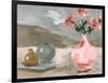 Vase of Pink Flowers VI-Melissa Wang-Framed Art Print