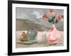 Vase of Pink Flowers VI-Melissa Wang-Framed Art Print