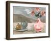 Vase of Pink Flowers VI-Melissa Wang-Framed Art Print