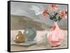 Vase of Pink Flowers VI-Melissa Wang-Framed Stretched Canvas