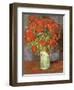 Vase of Poppies, 1886-Vincent van Gogh-Framed Premium Giclee Print