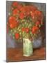 Vase of Poppies, 1886-Vincent van Gogh-Mounted Giclee Print