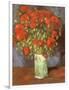 Vase of Poppies, 1886-Vincent van Gogh-Framed Giclee Print