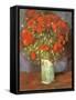 Vase of Poppies, 1886-Vincent van Gogh-Framed Stretched Canvas