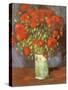 Vase of Poppies, 1886-Vincent van Gogh-Stretched Canvas