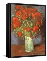 Vase of Poppies, 1886-Vincent van Gogh-Framed Stretched Canvas