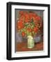 Vase of Poppies, 1886-Vincent van Gogh-Framed Giclee Print