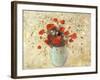 Vase of Poppies; Vase De Coquelicots, 1905-09-Odilon Redon-Framed Giclee Print