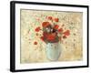 Vase of Poppies; Vase De Coquelicots, 1905-09-Odilon Redon-Framed Giclee Print