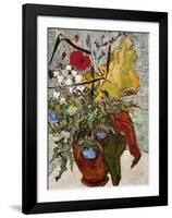 Vase of Poppies-Vincent van Gogh-Framed Art Print