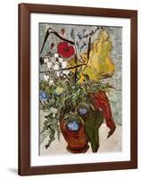 Vase of Poppies-Vincent van Gogh-Framed Art Print